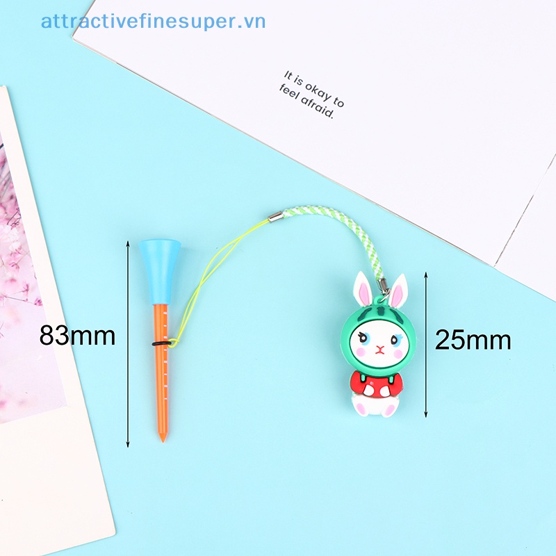 1 Dụng Cụ Giữ Bóng Golf Bằng Cao Su PVC Họa Tiết Hoạt Hình