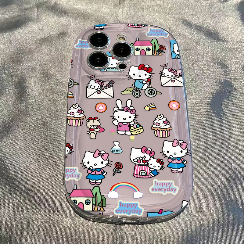 Ốp Điện Thoại Silicon TPU Mềm Trong Suốt Chống Sốc In Hình Thỏ Dễ Thương Cho IPhone 11 14 13 12 Pro XS Max X XR 7 + 8 Plus