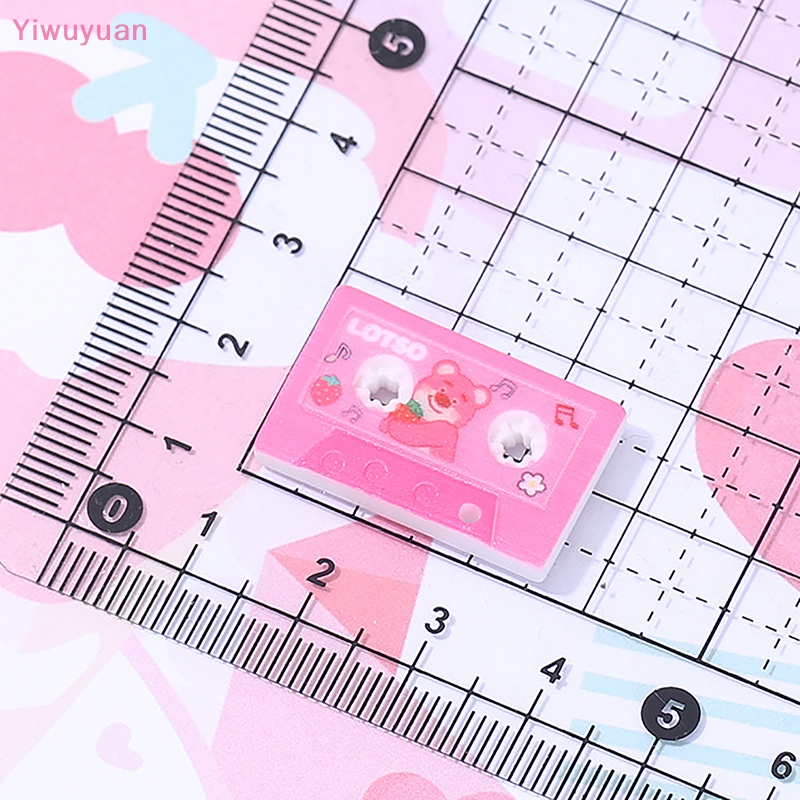 Bộ 2 Phụ Kiện Trang Trí Điện Thoại Hình Băng Cát Sét 3D DIY Mới