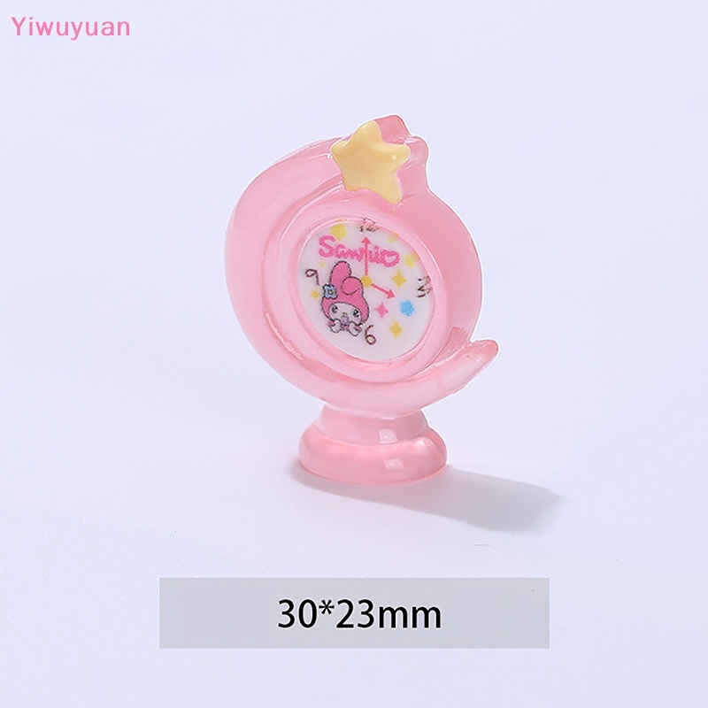 Bộ 5 Đồng Hồ Báo Thức Mini Dạ Quang Trang Trí Nhà Búp Bê DIY Mới