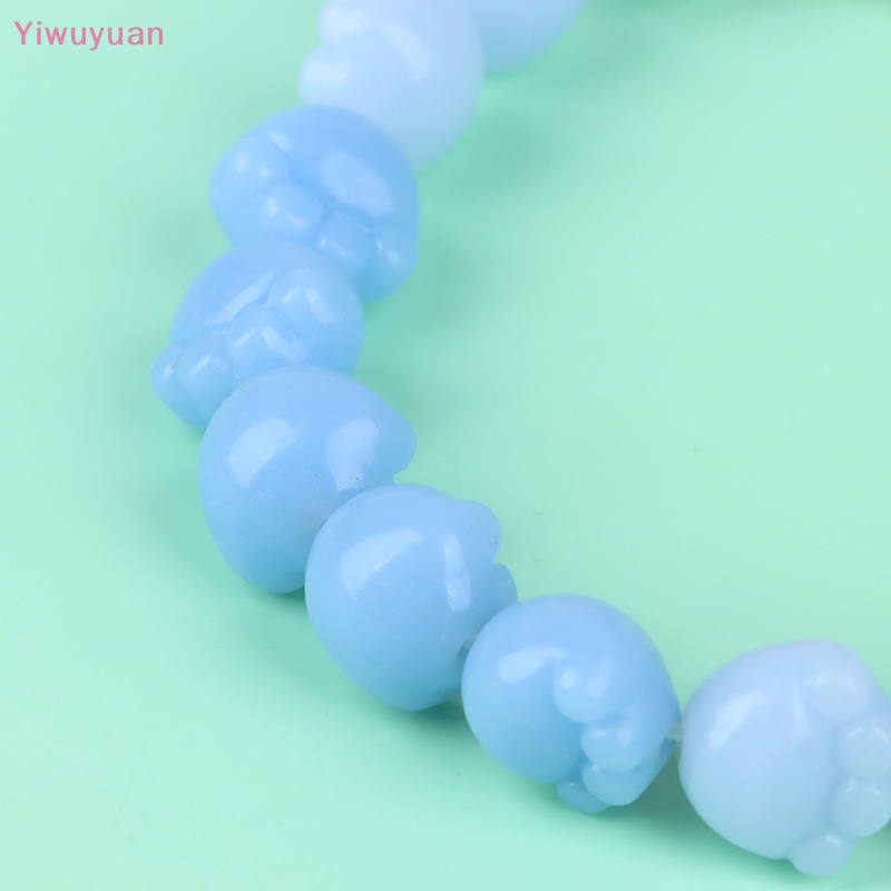 < Yiwuyuan > Vòng Đeo Tay Chuỗi Hạt Màu Gradient Mềm Mại Và Thay Đổi Màu Sắc Dành Cho Bạn Gái Mới