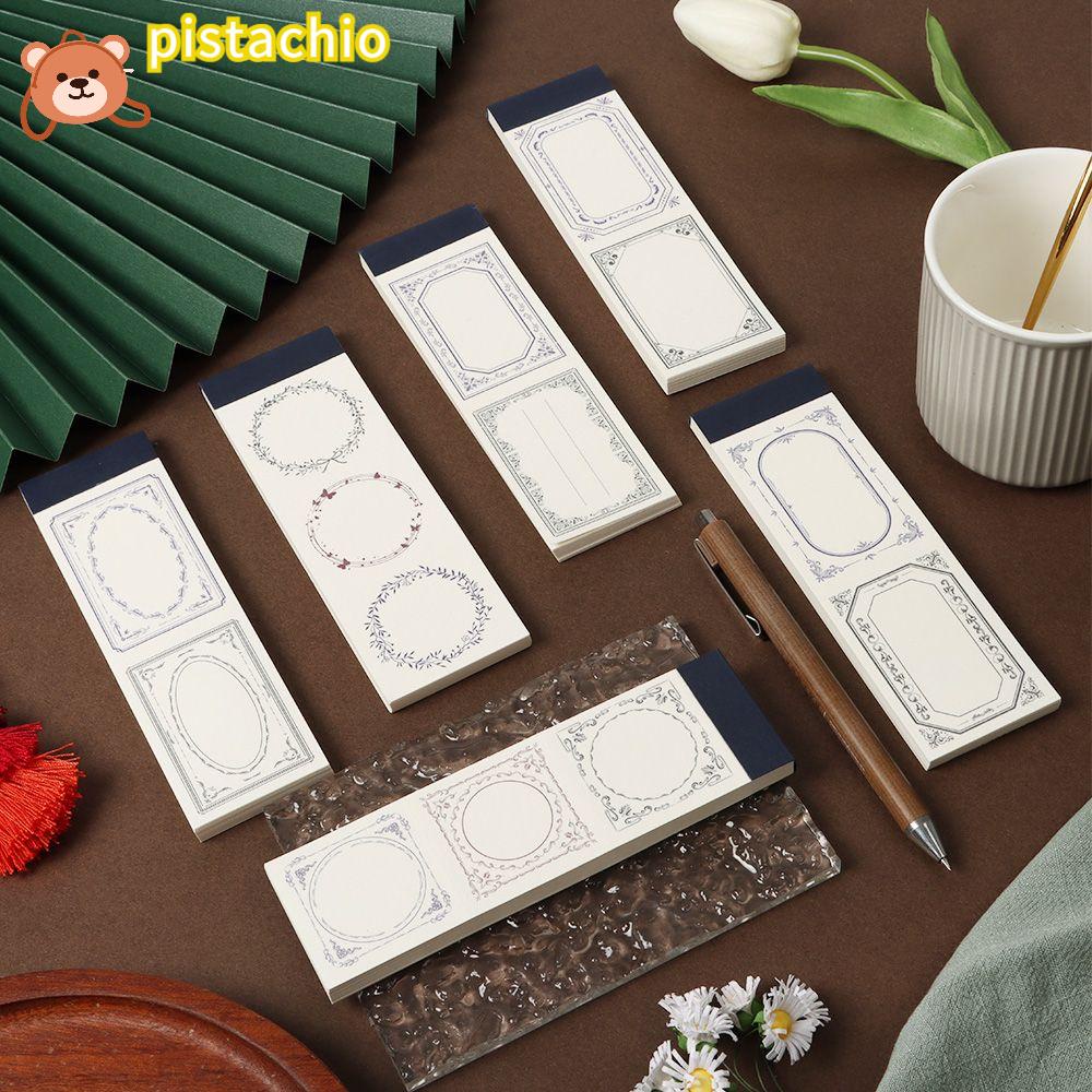 PISTA Set 50 Tấm Giấy Ghi Chú / Lập Kế Hoạch Kiểu Cổ Điển Tiện Dụng
