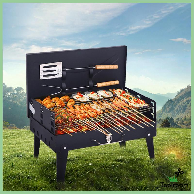 Giá Đỡ Nướng BBQ Để Bàn Có Thể Gấp Gọn Tiện Dụng Mang Theo Du Lịch Cắm Trại