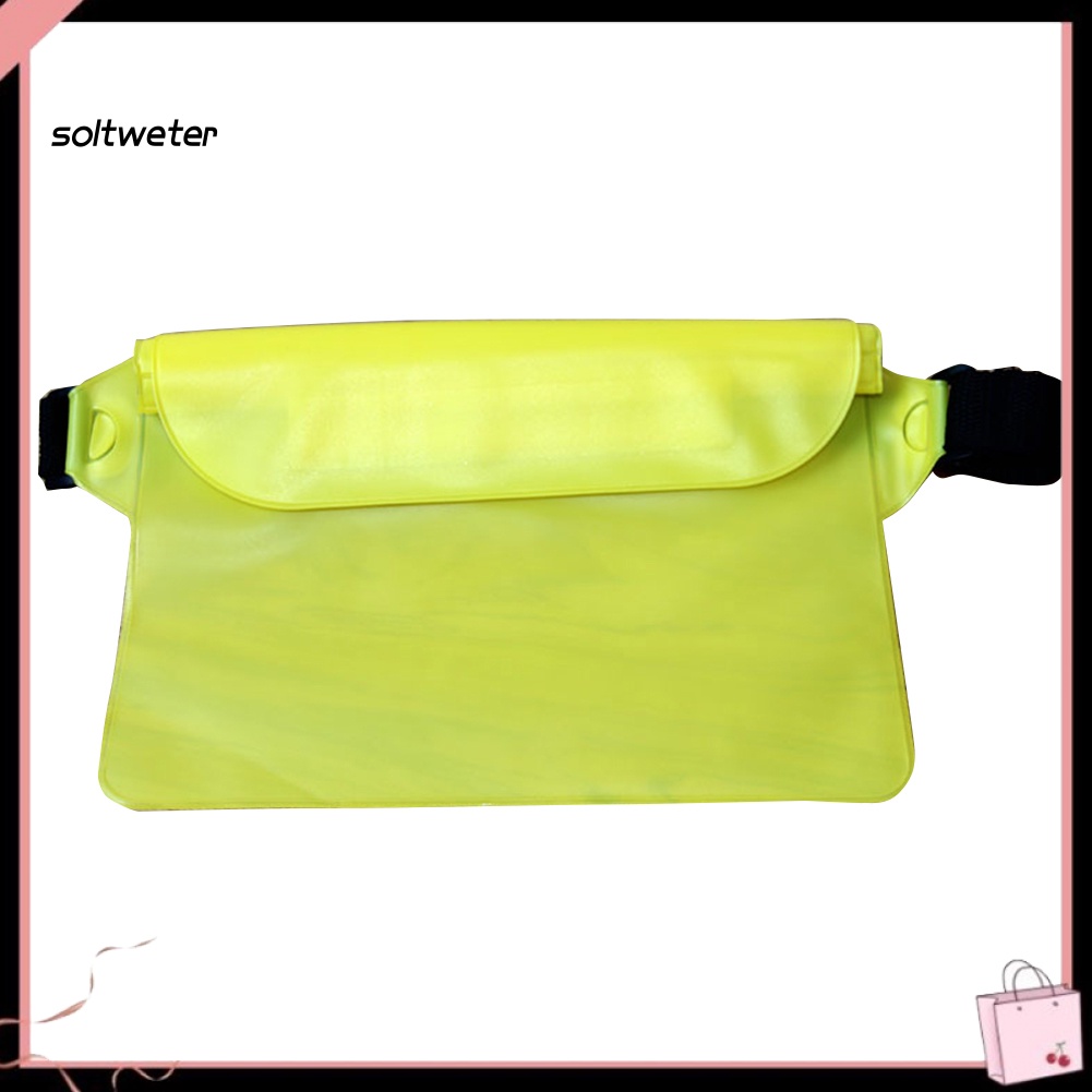 Túi Đeo Hông Bằng PVC Trong Suốt Chống Thấm Nước Có Thể Điều Chỉnh Tiện Dụng Cho Nam Và Nữ