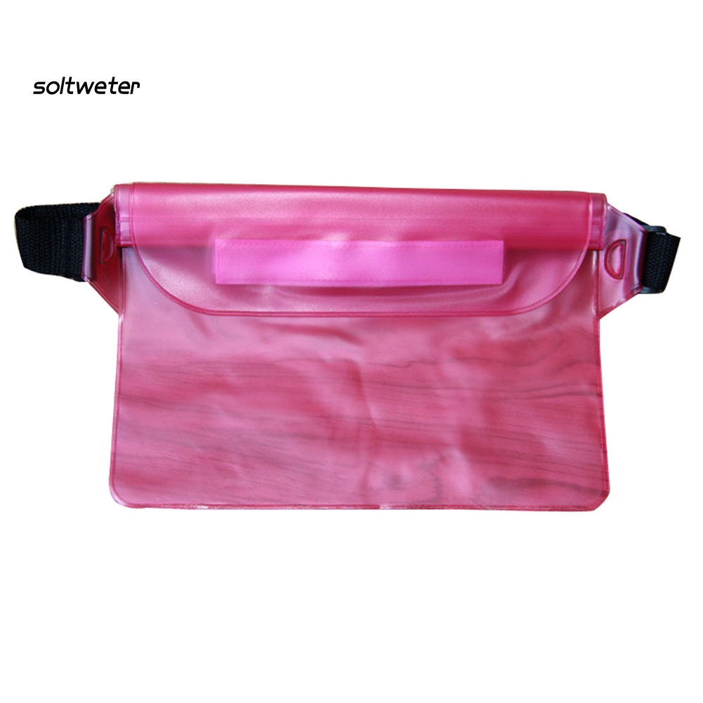 Túi Đeo Hông Bằng PVC Trong Suốt Chống Thấm Nước Có Thể Điều Chỉnh Tiện Dụng Cho Nam Và Nữ
