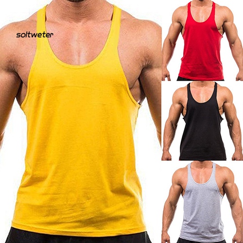 Áo Ba Lỗ Thể Thao Bằng Cotton Mềm Mại Thời Trang Cho Nam