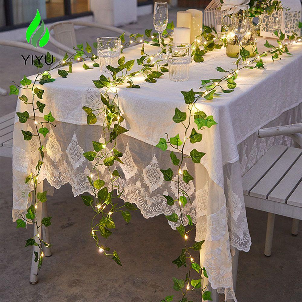 YIYU Dây Đèn Led 10m 100 Bóng Hình Lá Phong Chống Thấm Nước