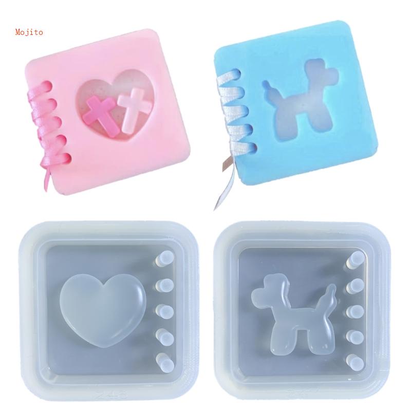 Khuôn Silicone Làm Móc Khóa Hình Bình Lắc Bằng Nhựa Resin DIY