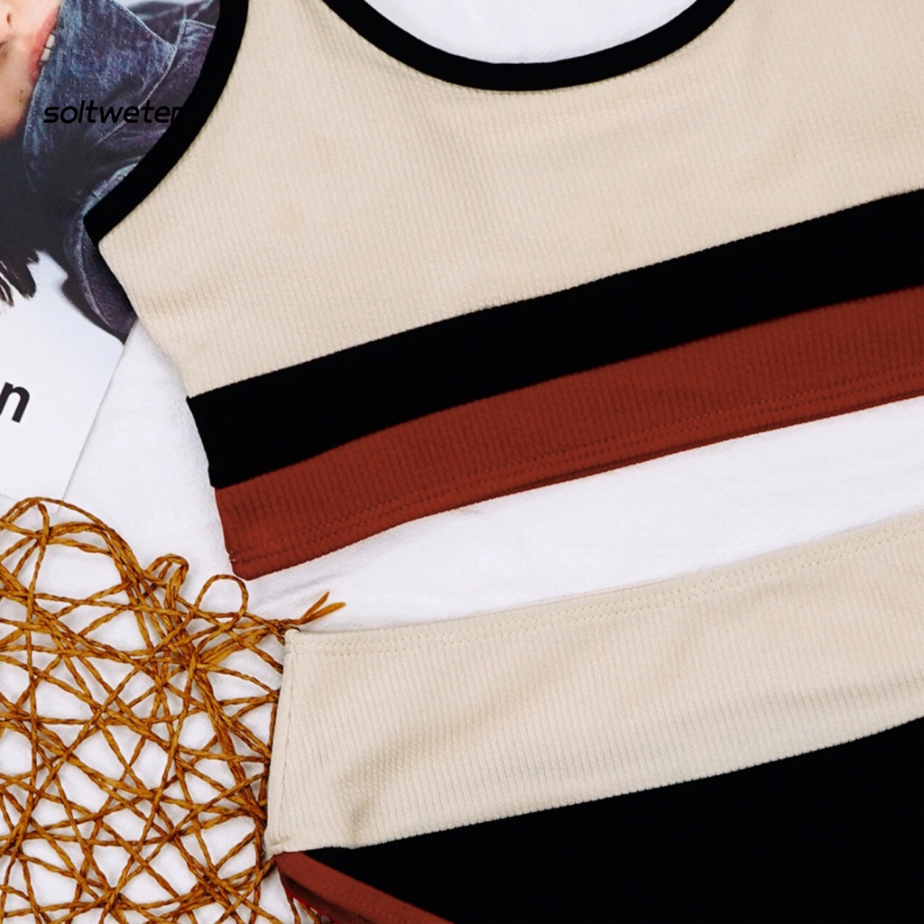 Bộ Bikini 2 Mảnh Có Dây Điều Chỉnh Màu Sắc Lưng Cao Cho Nữ