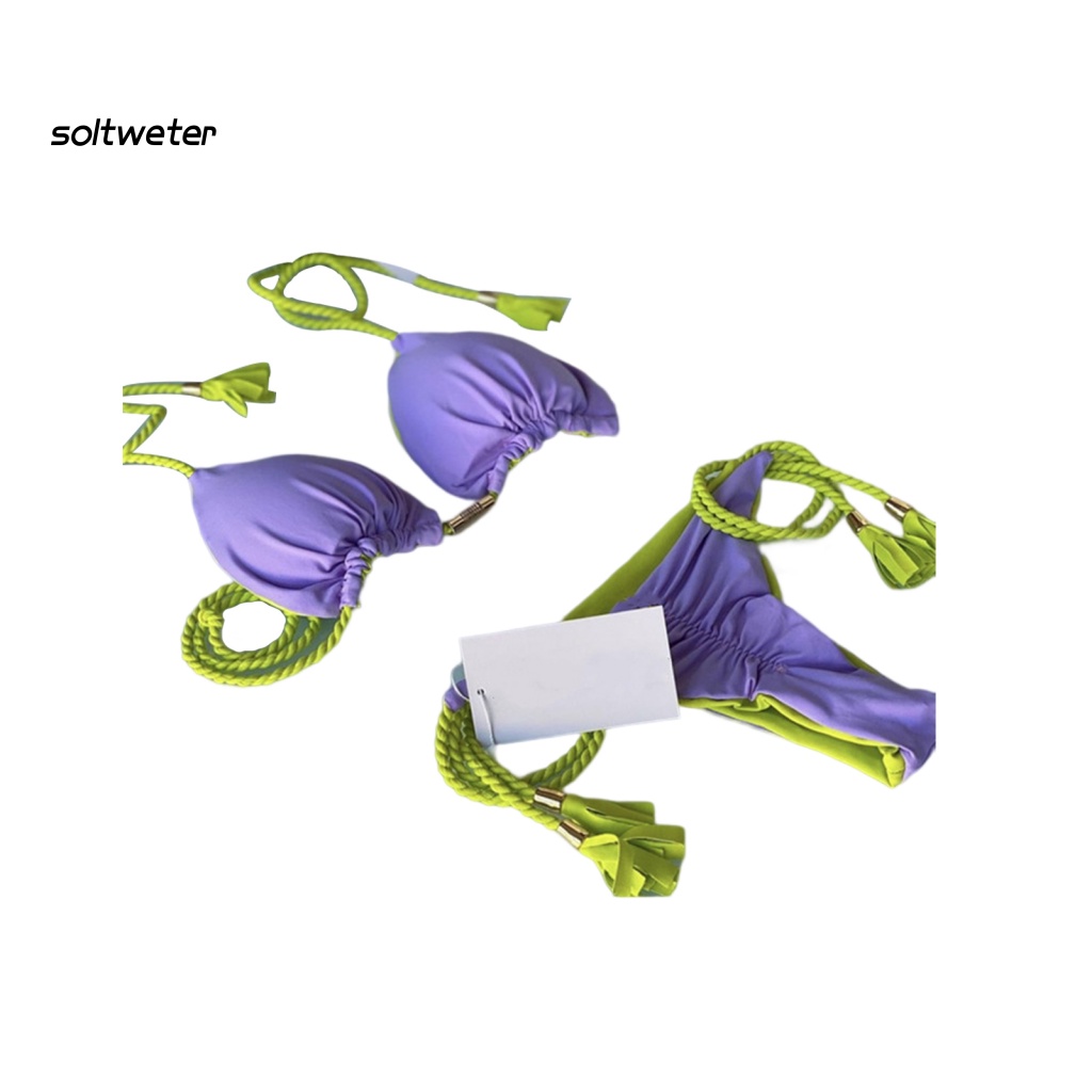 Bộ Bikini 2 Mảnh Có Mút Nâng Ngực Quyến Rũ Cho Nữ