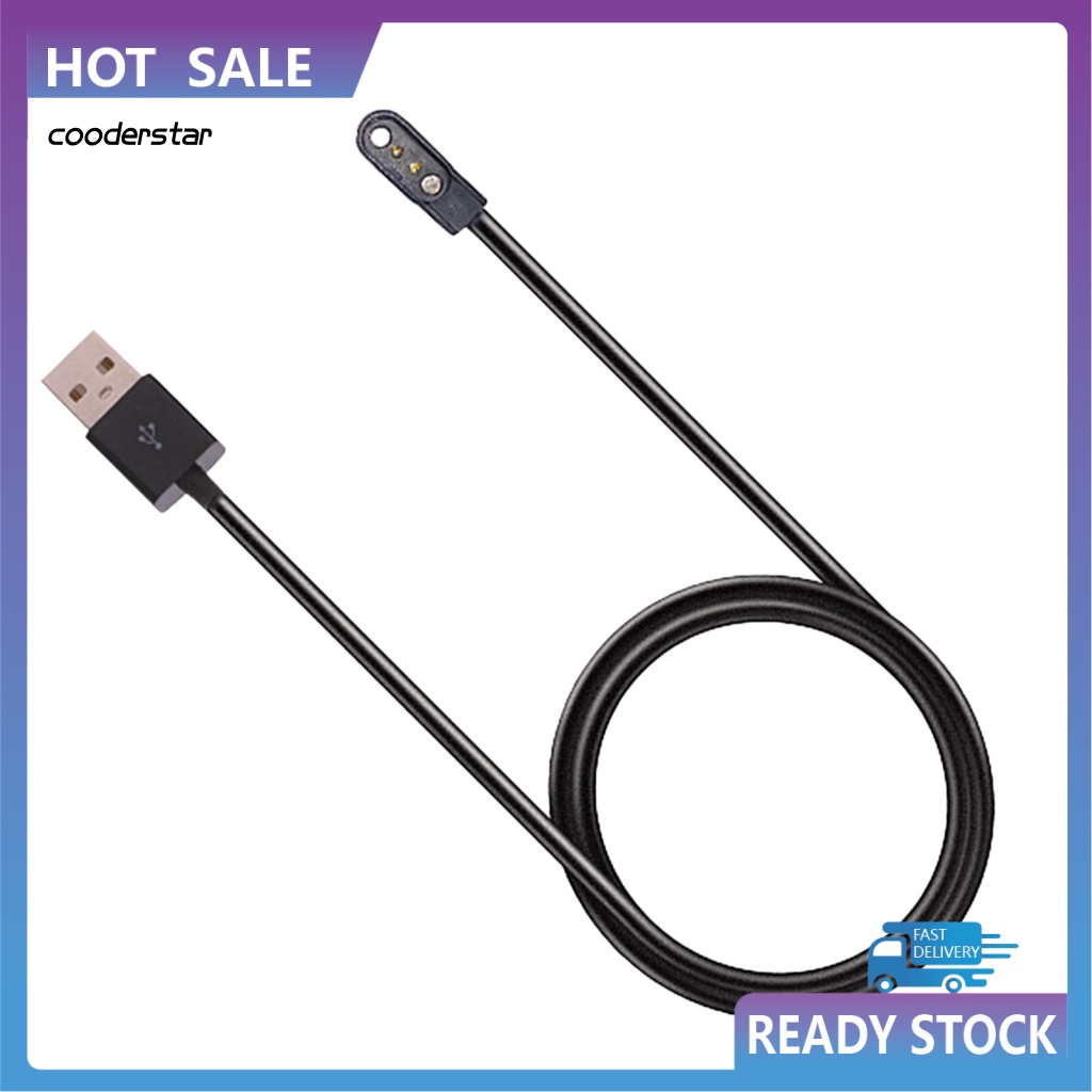 Dây Cáp Sạc Nhanh Đồng Hồ Từ Tính 2 Pin 284mm Bằng PVC An Toàn Không Đường May