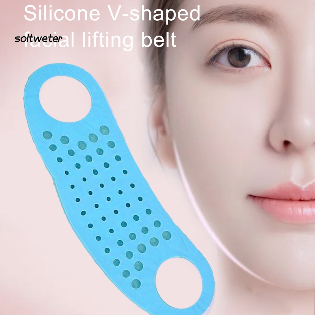 Đai Silicone Đeo Nâng Cơ Mặt Dễ Sử Dụng Giúp Da Săn Chắc Khi Ngủ