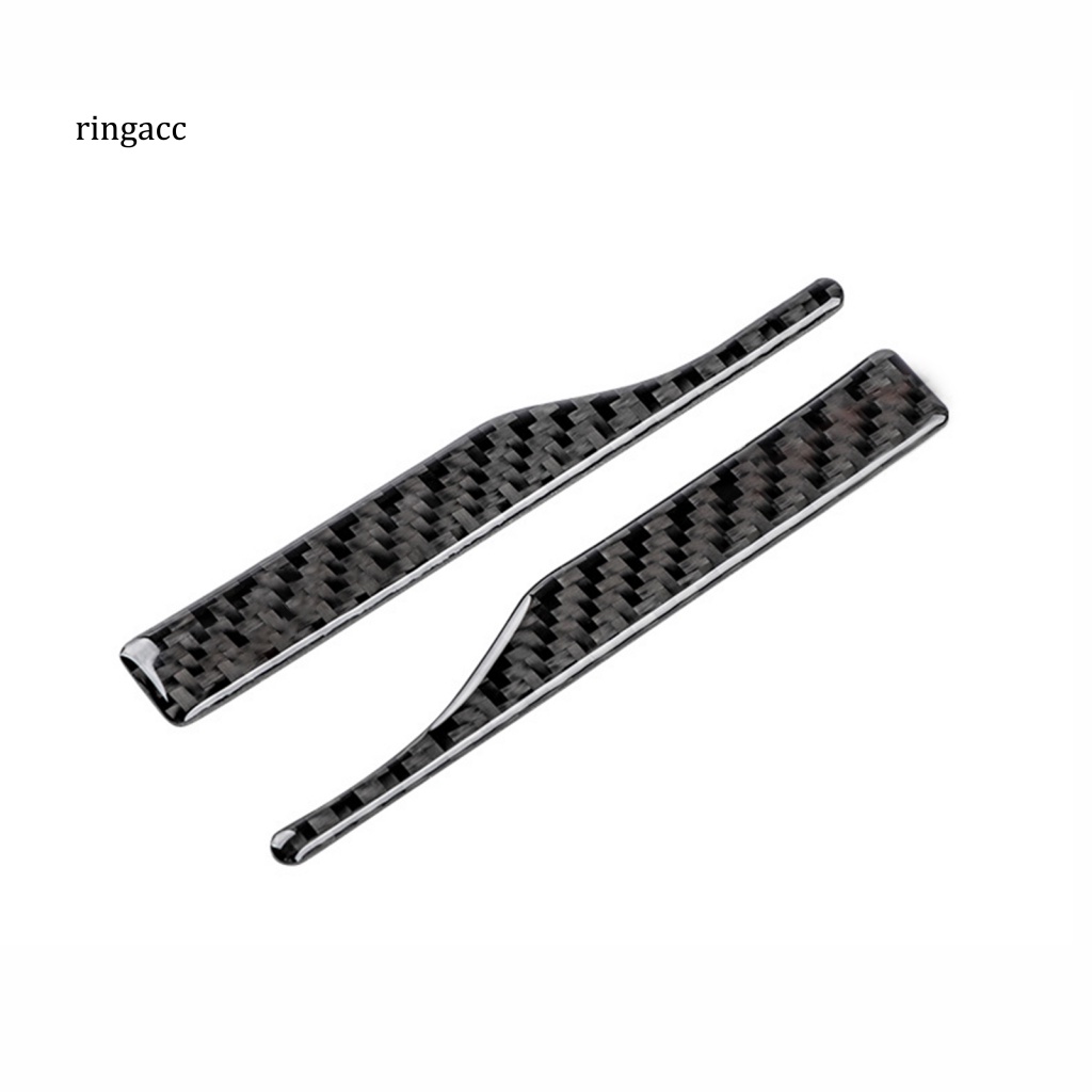 Bộ 2 Miếng Dán Kính Chiếu Hậu Bằng Sợi Carbon Chống Va Chạm Cho Xe Hơi Audi A4L A6L A5 Q2L