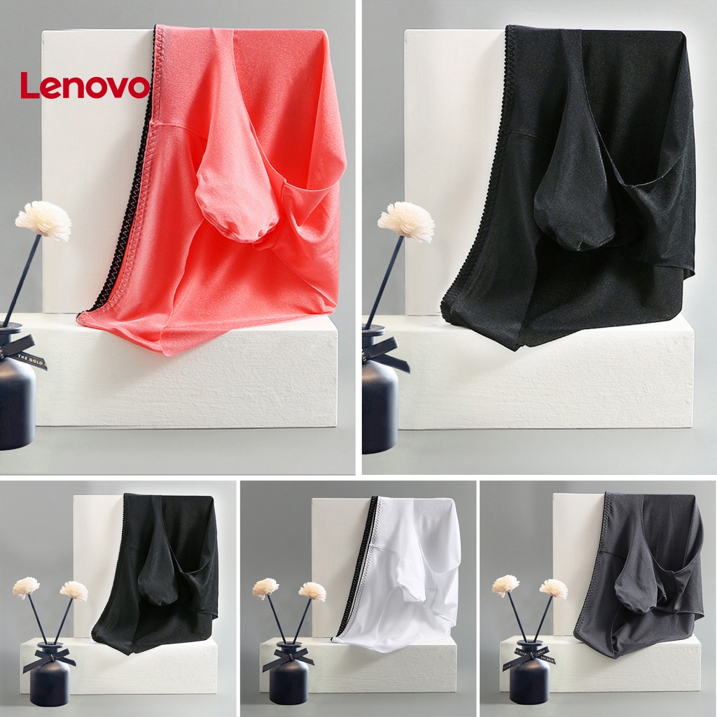 Quần Lót Chữ U Bằng Lụa Lạnh Mềm Thoáng Khí Mau Khô In Họa Tiết Hoa Hướng Dương Cho Nam