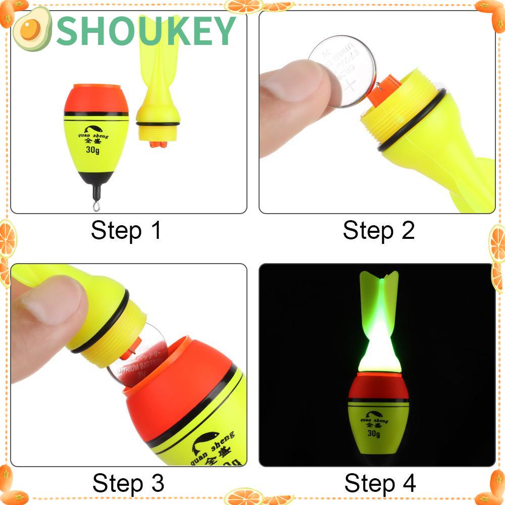 SHOUKEY Phao Câu Cá Phát Sáng Ban Đêm Chất Lượng Cao Tiện Dụng