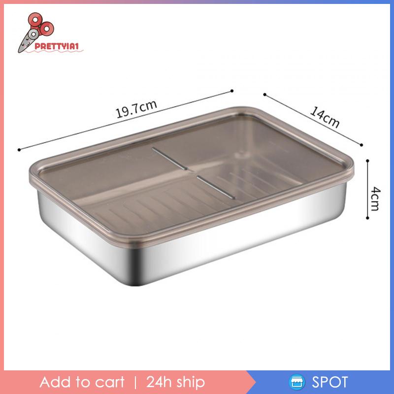 Hộp Đựng Bánh Mì Có Nắp Đậy Dùng Cho Tủ Lạnh / Du Lịch / Văn Phòng