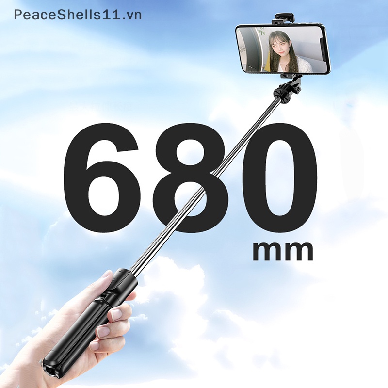 Gậy Tự Sướng Bluetooth Không Dây Có Chân Tripod Ngang