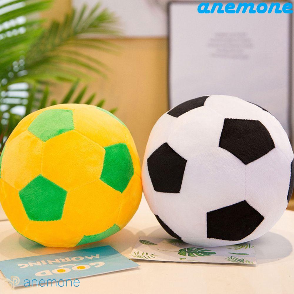 ANEMONE Gối Nhồi Bông Hình Quả Bóng Đá / Bóng Rổ Độc Đáo Trang Trí Phòng Ngủ Cho Bé