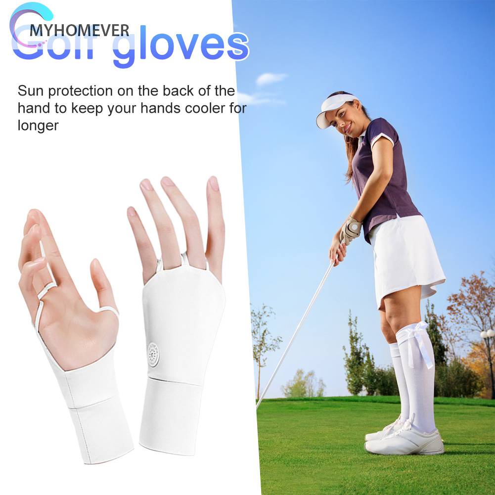 Găng Tay Hở Ngón Chống Nắng Khi Chơi Golf