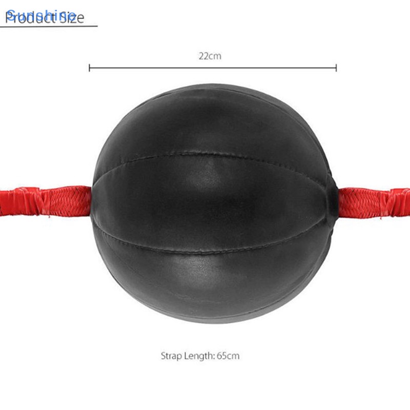 Bóng Tập Đấm Bốc Tốc Độ Hai Đầu Bằng Da Pu Màu Đen Vn