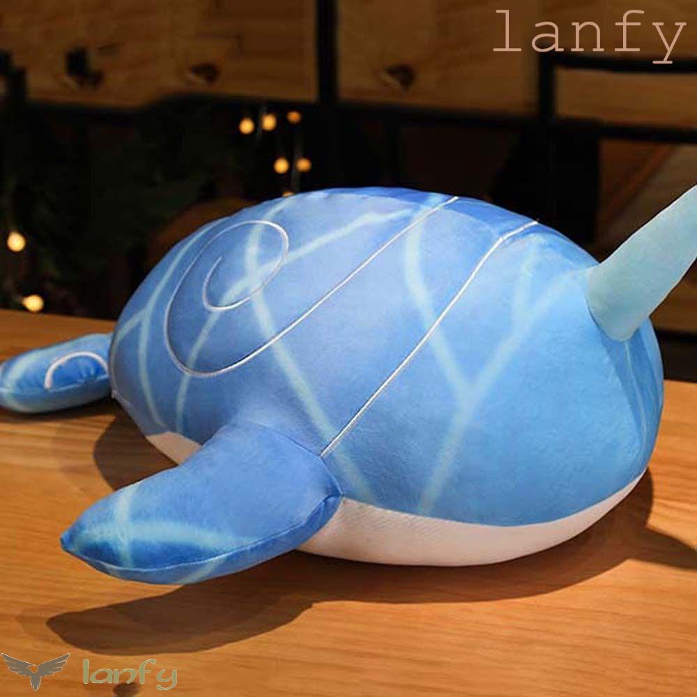 LANFY Đồ chơi nhồi bông Hình Cá Voi Hoạt Hình Cho Bé