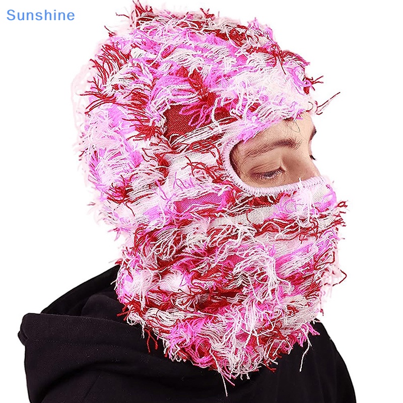 Mũ Len Kèm Khẩu Trang Họa Tiết Rằn Ri Thời Trang Unisex 2023 Vn VN