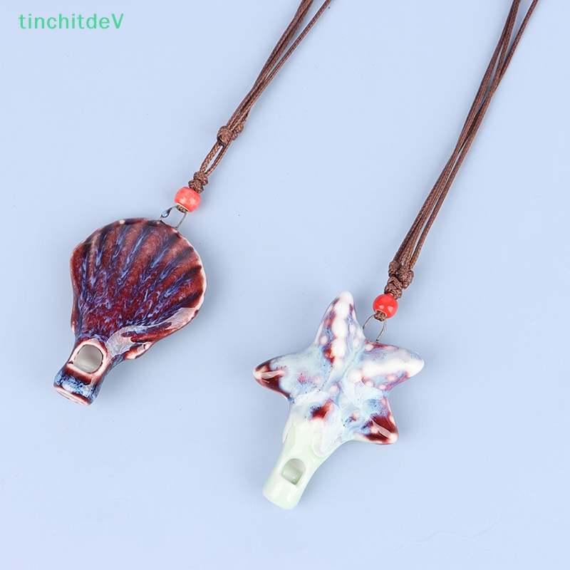 [TinchitdeV] Vòng cổ Mặt Hình Vỏ Sò Bằng Gốm Nhiều Màu Cho Nữ [Mới]