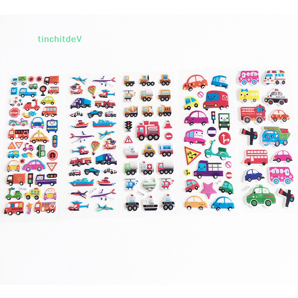 Nhãn Dán Trang Trí Sổ Tay / Nhật Ký Hình Bong Bóng Hoạt Hình Dành Cho Trẻ Em