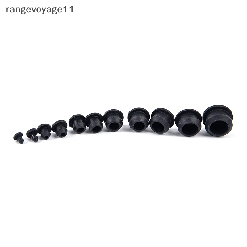Set 10 Nút Chặn Niêm Phong Bằng Cao Su Silicon 2.5-14mm