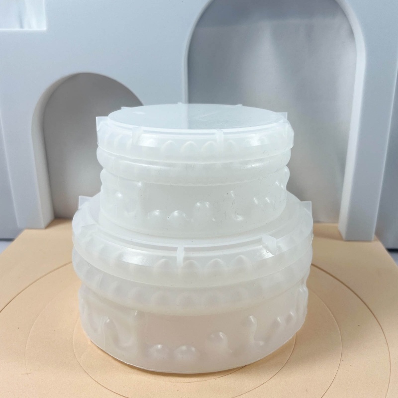 Sa Khuôn Silicone Làm Hộp Đựng Bánh DIY Tiện Dụng