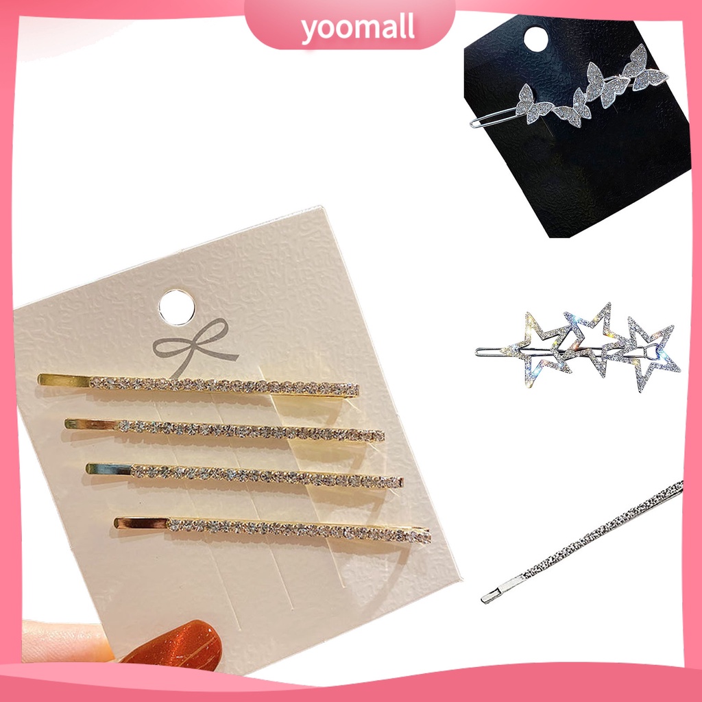 Kẹp Tóc Đính Đá Lấp Lánh Ngọt Ngào Sáng Tạo