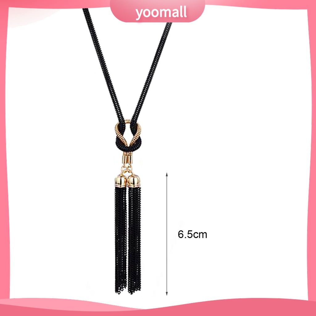 Vòng cổ Dài Tua Rua Thanh Lịch Cho Nữ