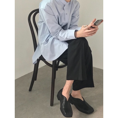 Áo Sơ Mi Tay Dài Cổ Đứng Thời Trang Mùa Xuân Cho Nam