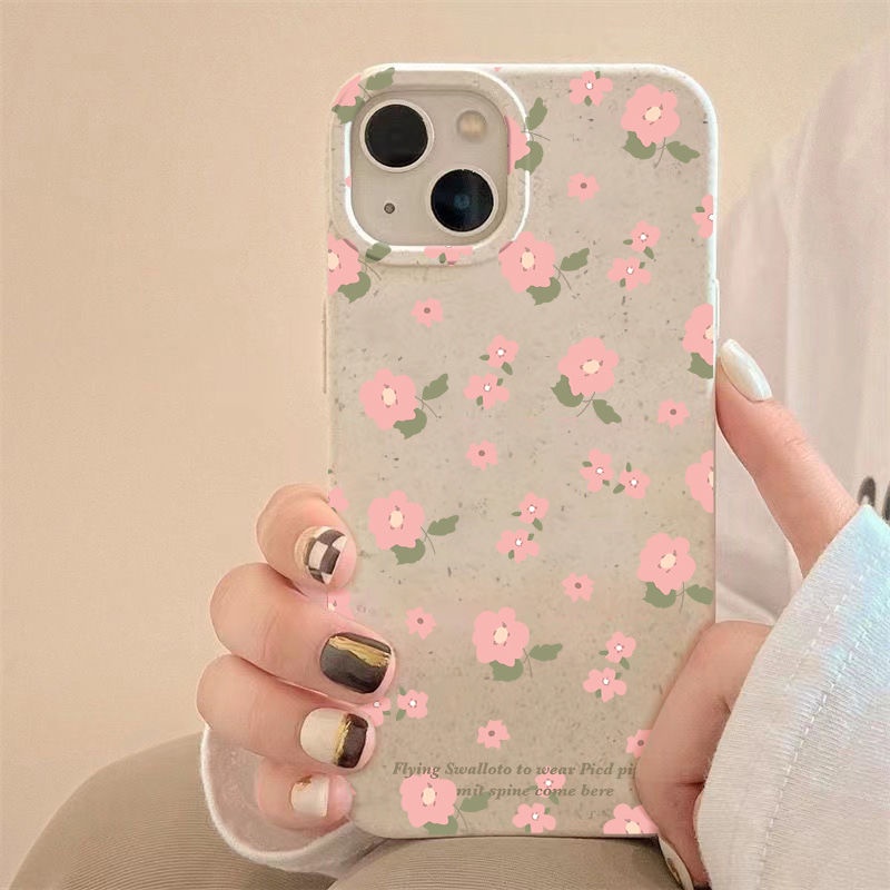 Ốp Điện Thoại Mềm Chống Sốc Họa Tiết Hoa Nhỏ Xinh Xắn Cho Iphone 11 12 Max 14 Pro Plus 8 137