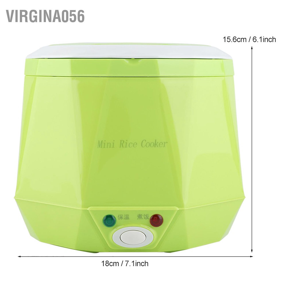 Virgina056 Nồi cơm điện đa năng di động 24V 140W 1.6 L Máy hấp thức ăn cho xe tải
