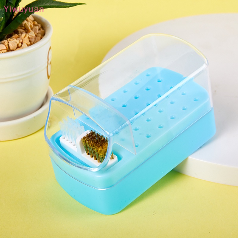 Hộp Đựng Đầu Mài Móng Tay 30 Lỗ Trong Suốt Chống Bụi Bằng Acrylic Mới