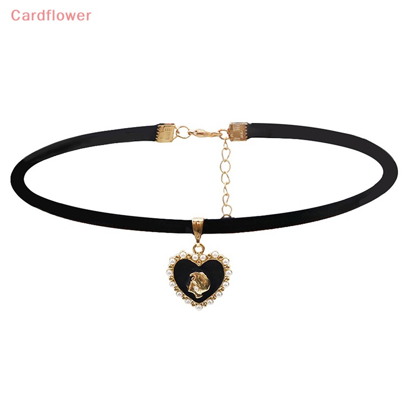 Vòng Cổ Choker Da PU Màu Đen Phong Cách Gothic Cho Nữ
