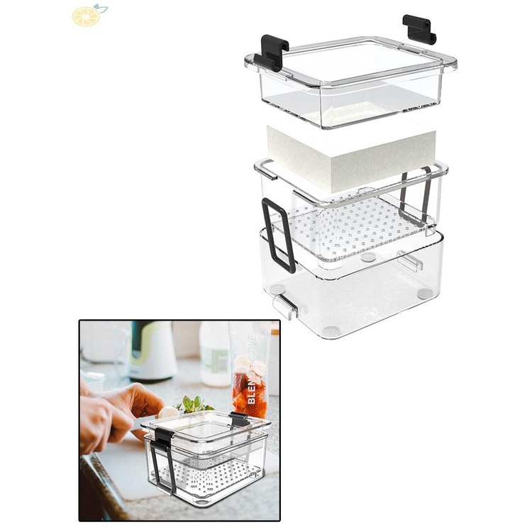 【VARSTR】Tofu Press Desktop Dishwasher Elastic Design High Transparency Kitchen