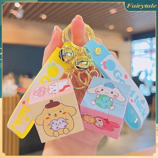 Sanrio móc khóa hình khối rubik mini dễ thương