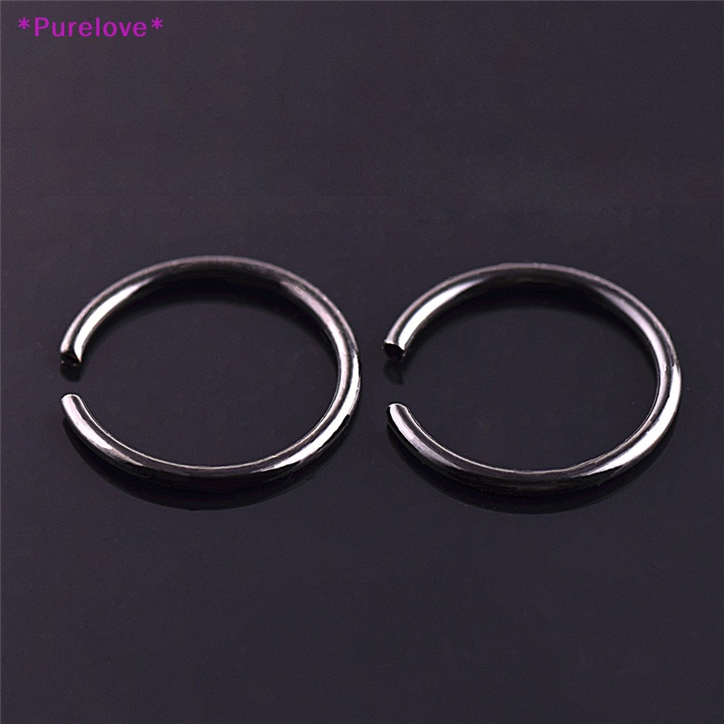 Set 40 Khuyên Mũi Thép Không Gỉ Nhiều Màu Sắc Thời Trang Mới