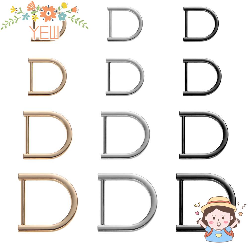 Khóa Chữ D Bằng Kim Loại Gắn Dây Đeo Túi Xách Tiện Dụng