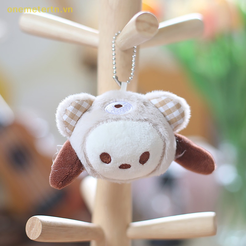 Onemetertn Móc Khóa Hello Kitty Sanrio Kuromi Cinnamoroll Nhồi Bông Đáng Yêu