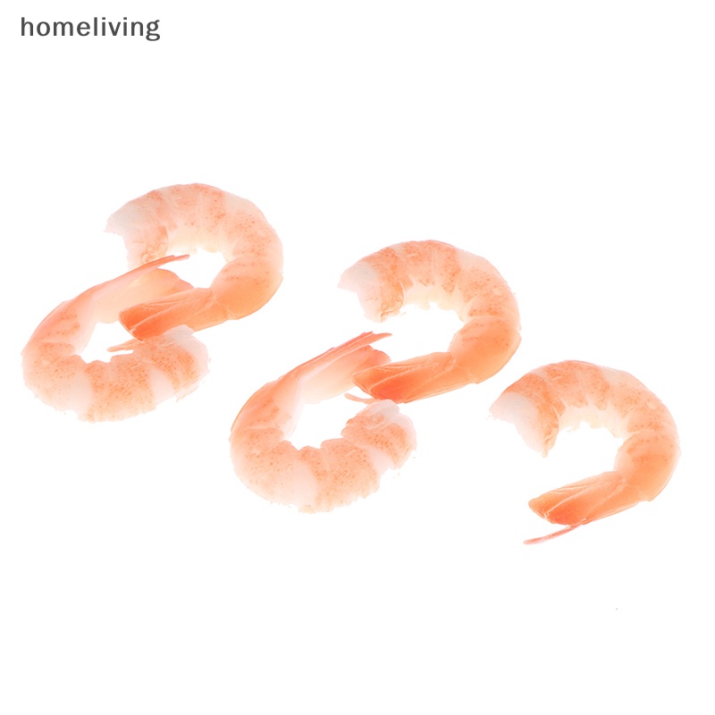 Bộ 5 Mô Hình Tôm Giả Bằng PVC Dùng Trang Trí