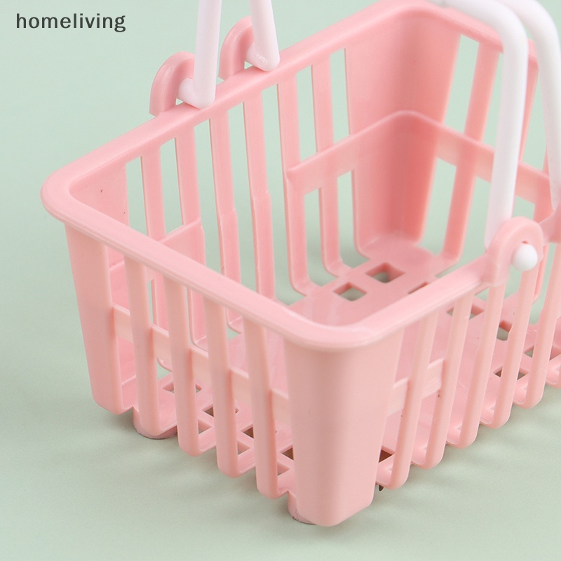 Set 2 Giỏ Mua Sắm Mini Đồ Chơi Dành Cho Nhà Búp Bê