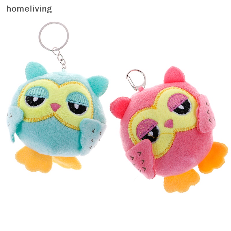 Móc Khóa Hình Cú Nhồi Bông Đáng Yêu 9Cm