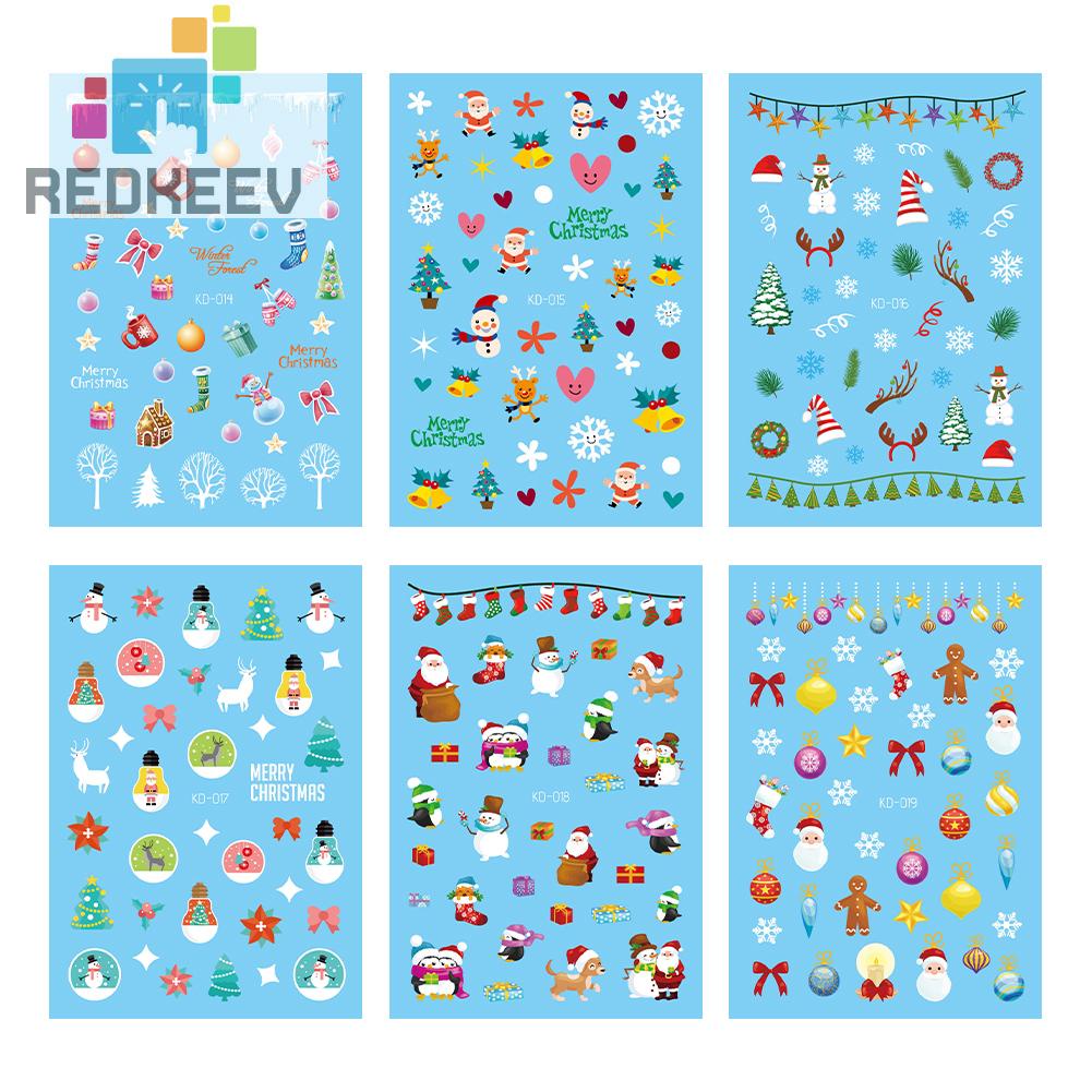 Bộ 12 Miếng Dán Trang Trí Móng Tay Họa Tiết Hoạt Hình Dễ Sử Dụng DIY