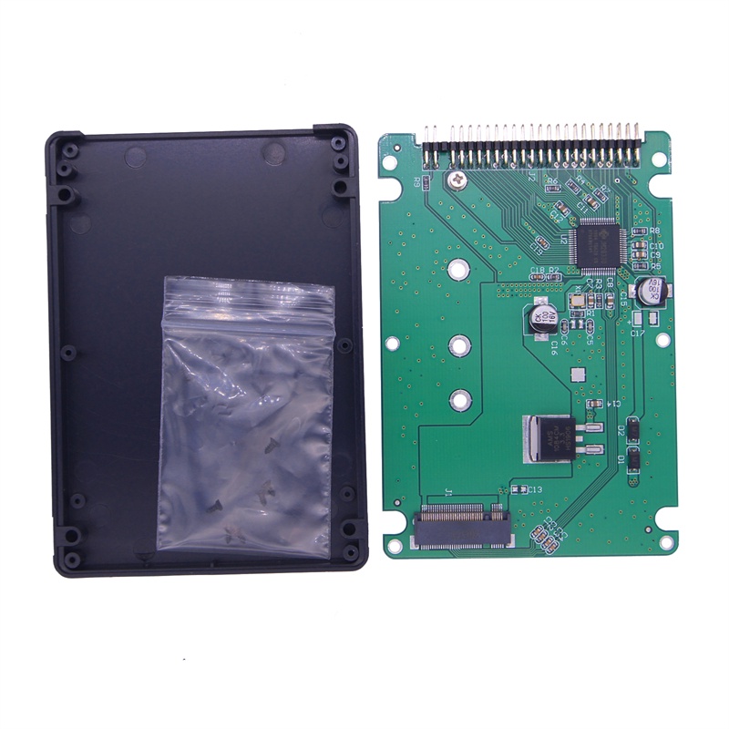 M.2 to ide enclosure case box b + m key ngff m.2 sata ssd sang 2.5 "ide converter m2 ide adapter hỗ 