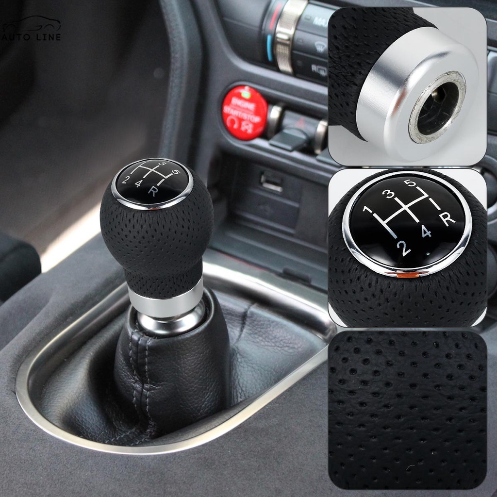 Cần Gạt Số Bằng Da PU 5 Tốc Độ 8 / 10 / 12mm SHOPCYC3037 Cho Xe Hơi