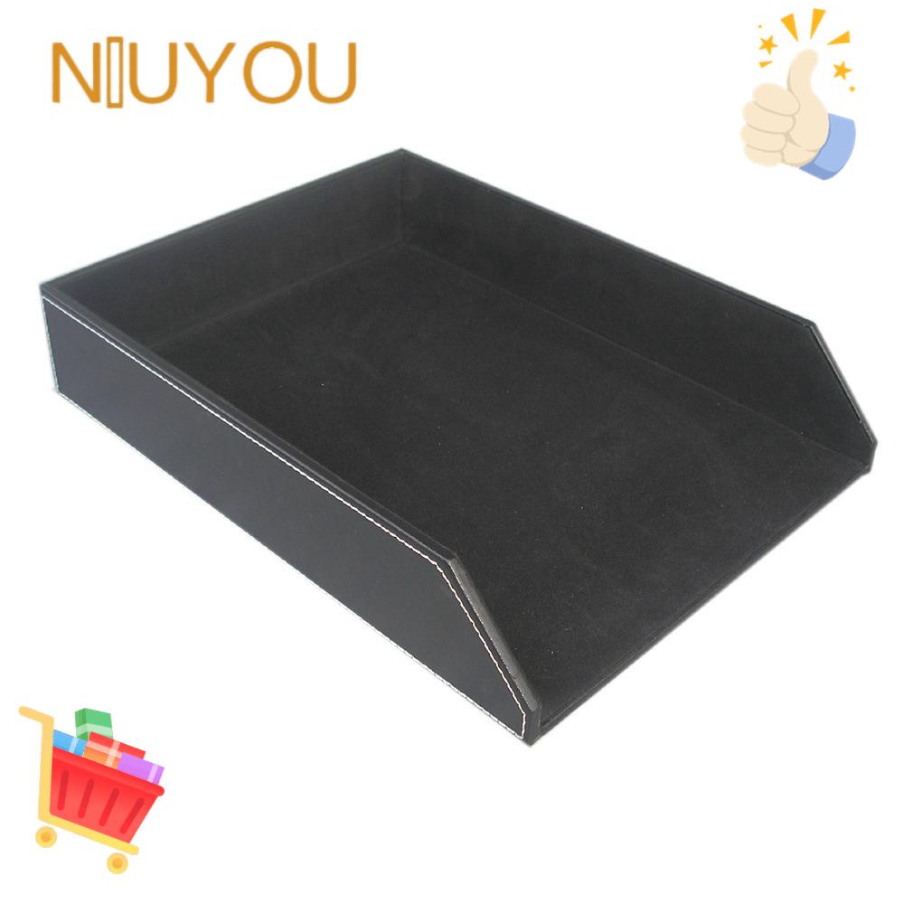 Khay Da Màu Đen In Chữ Để Bàn Đựng Đồ Tiện Dụng