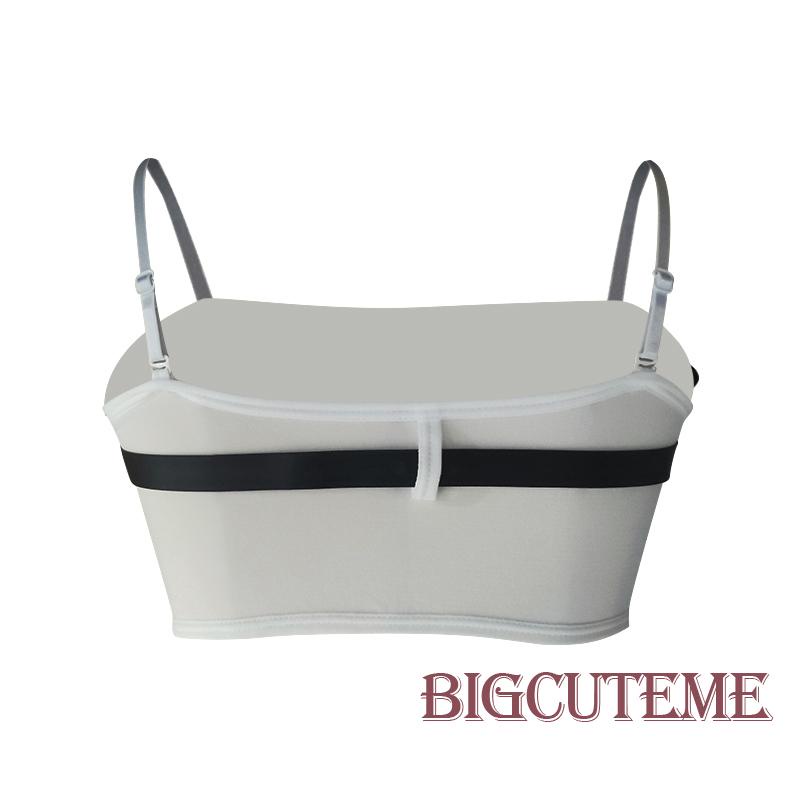 [] - Áo Croptop Hai Dây Có Dây Đai Điều Chỉnh Được Ôm Dáng Mùa Hè Mát Mẻ Cho Nữ